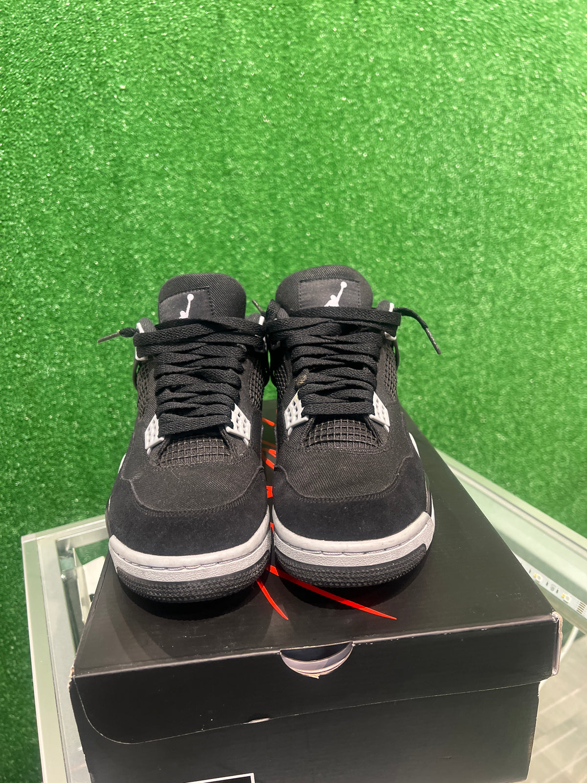 Air Jordan 4 Black Canvas (Used)