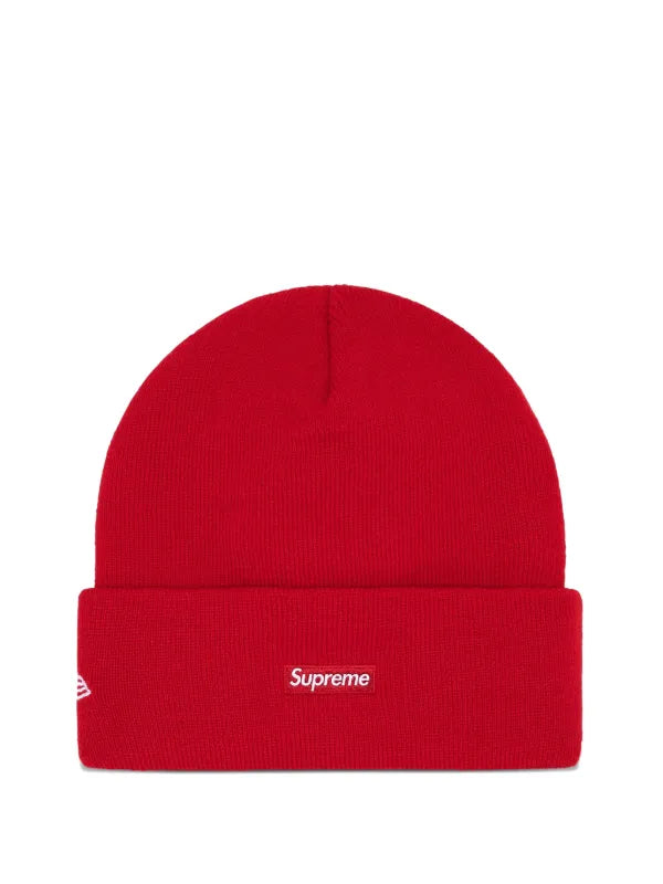 Supreme New Era Old English Beanie Red