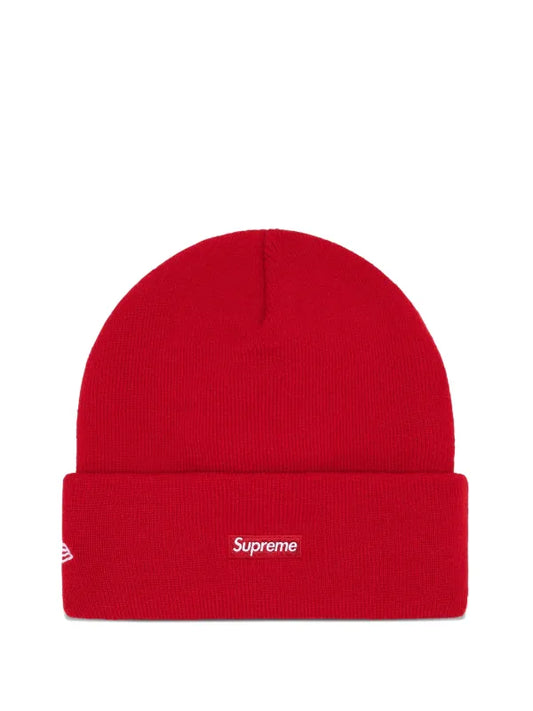 Supreme New Era Old English Beanie Red