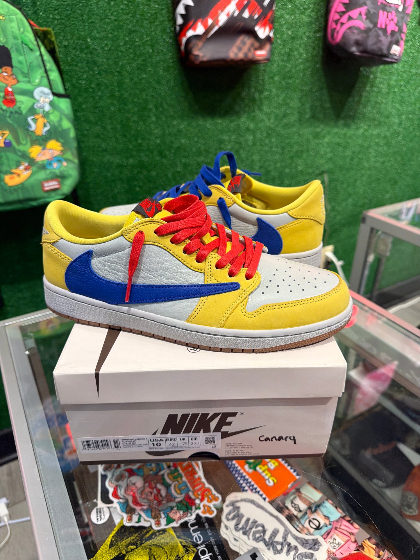 Air Jordan 1 low Travis Scott canary yellow (USED)