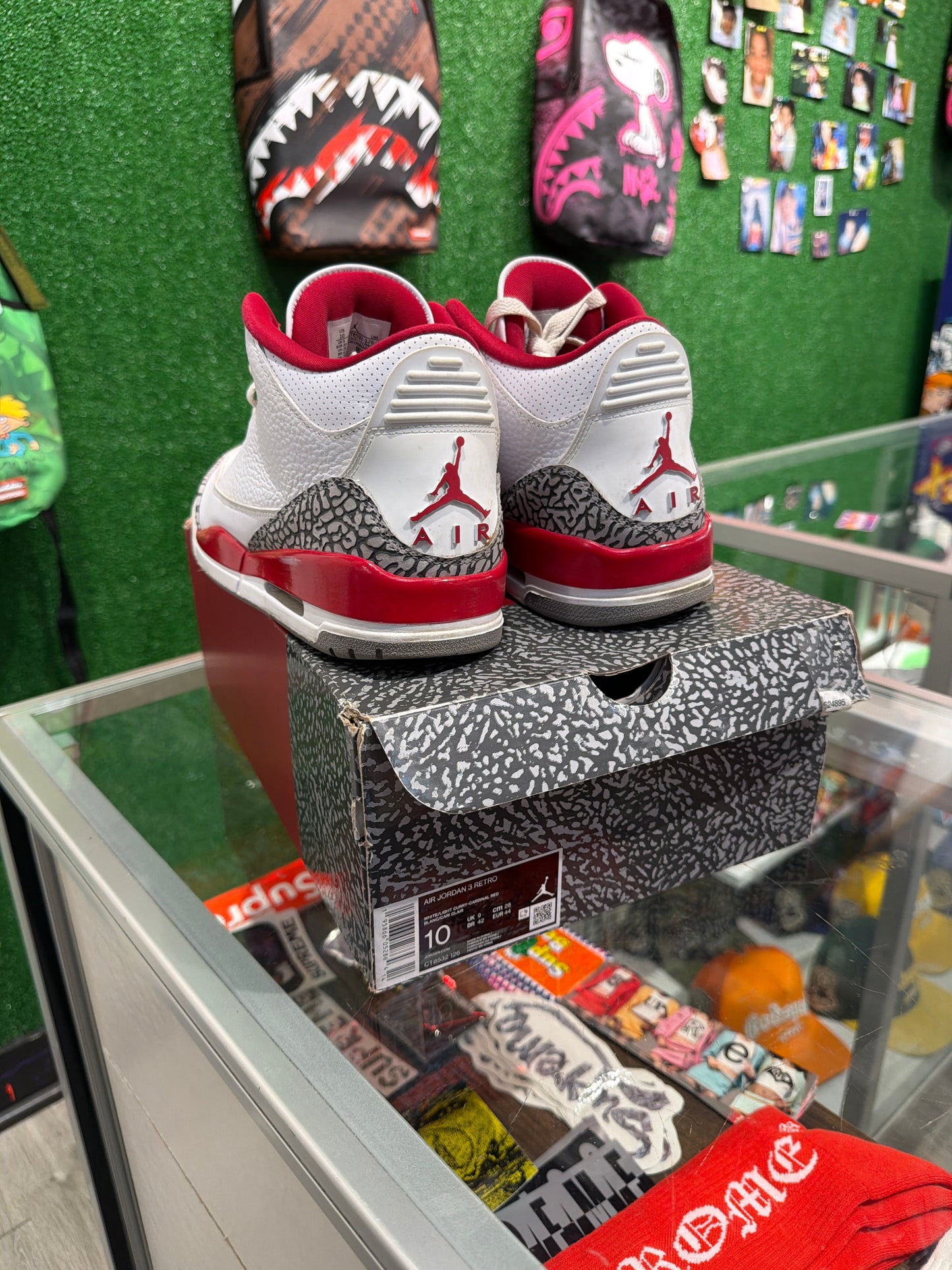 Air Jordan 3 Cardinal (USED)