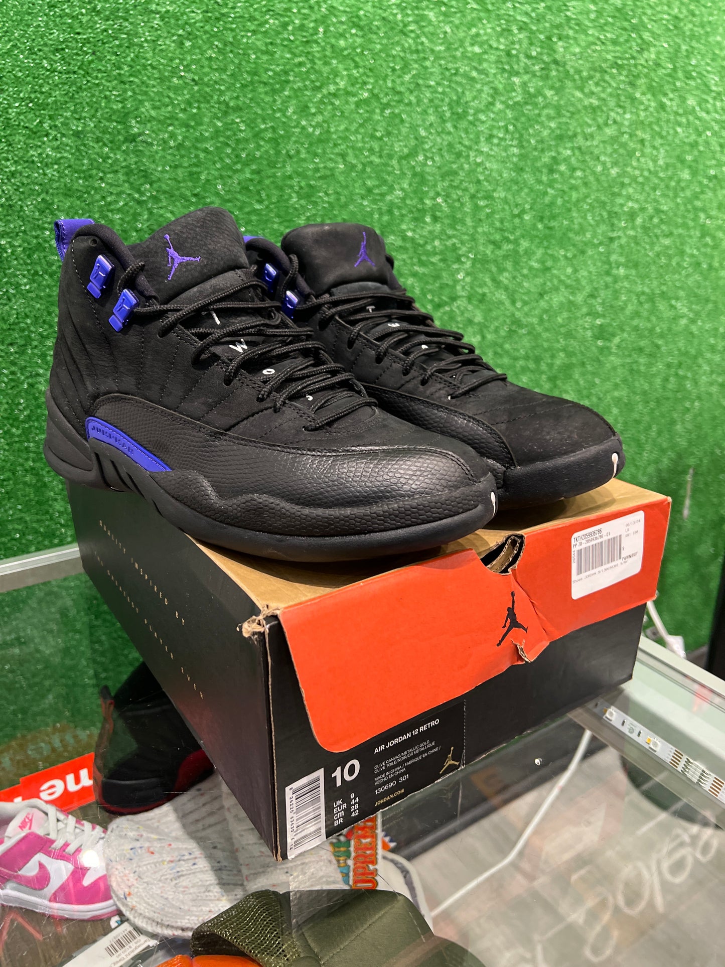 Air Jordan 12 black concord (USED)