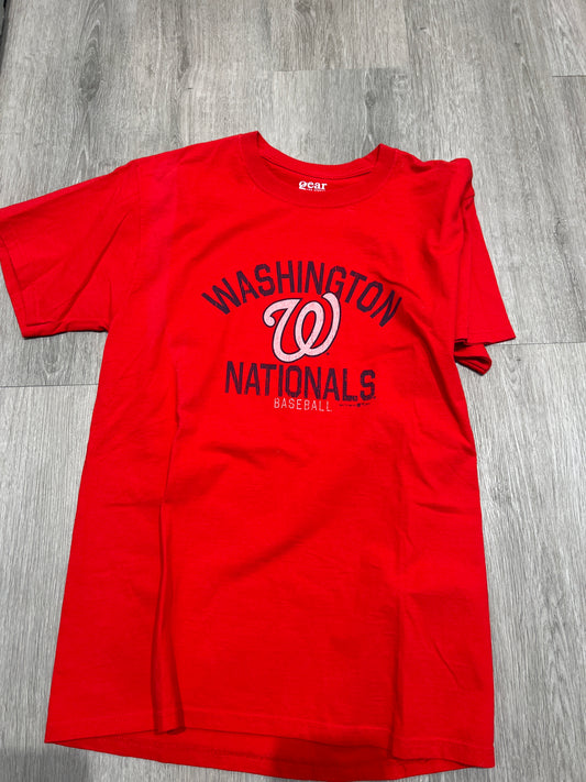 Washington nationals baseball red tee