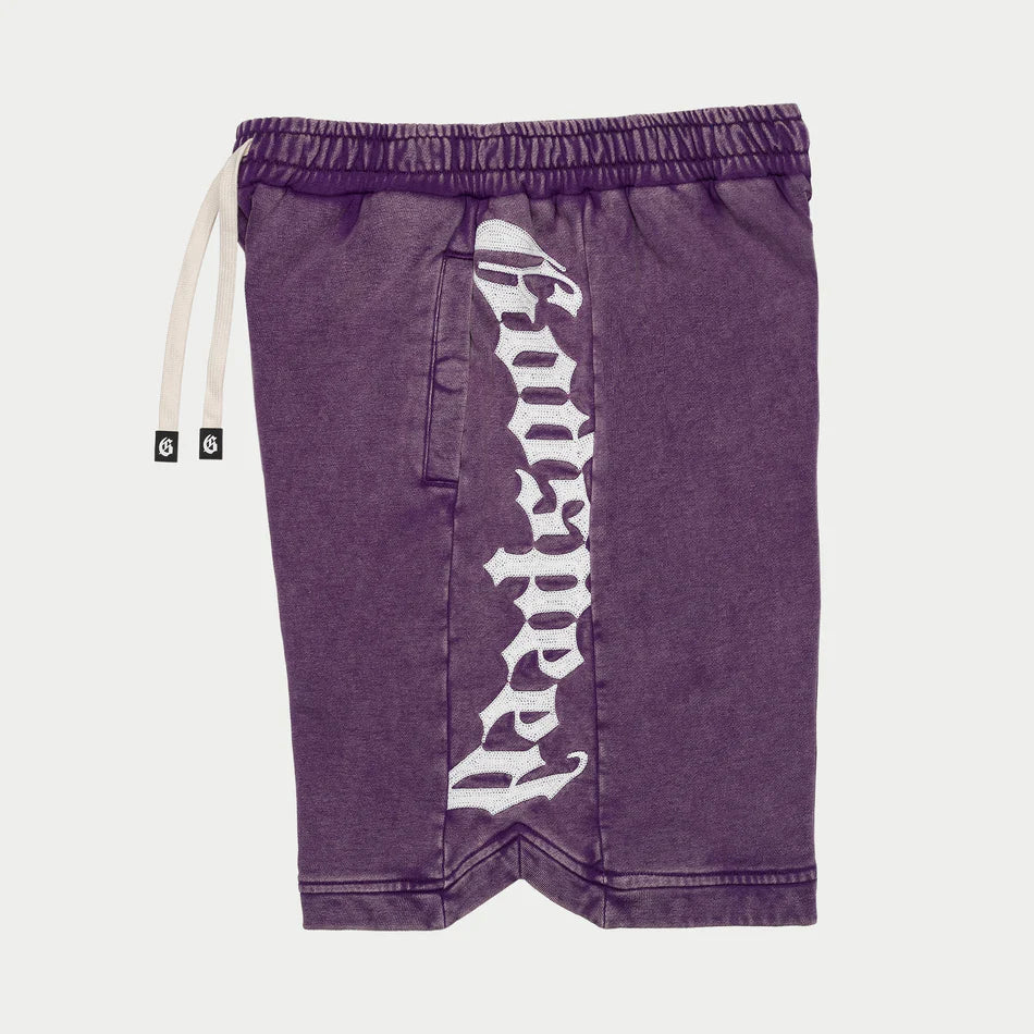 GODSPEED COURTSIDE SHORTS (GRAPE WASH)