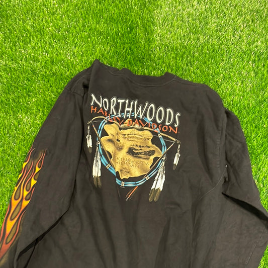 Harley Davidson north woods long sleeve
