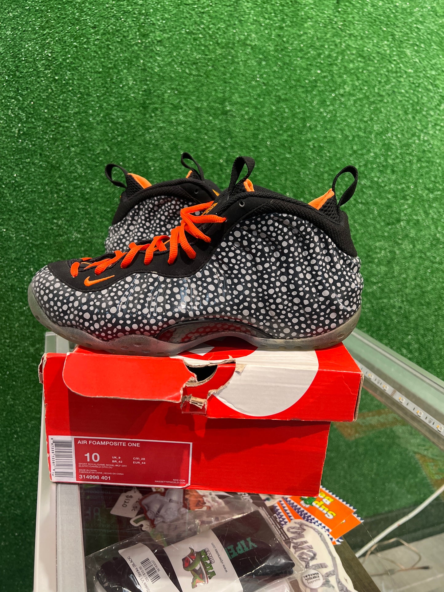 Nike air foamposite one safari (USED)