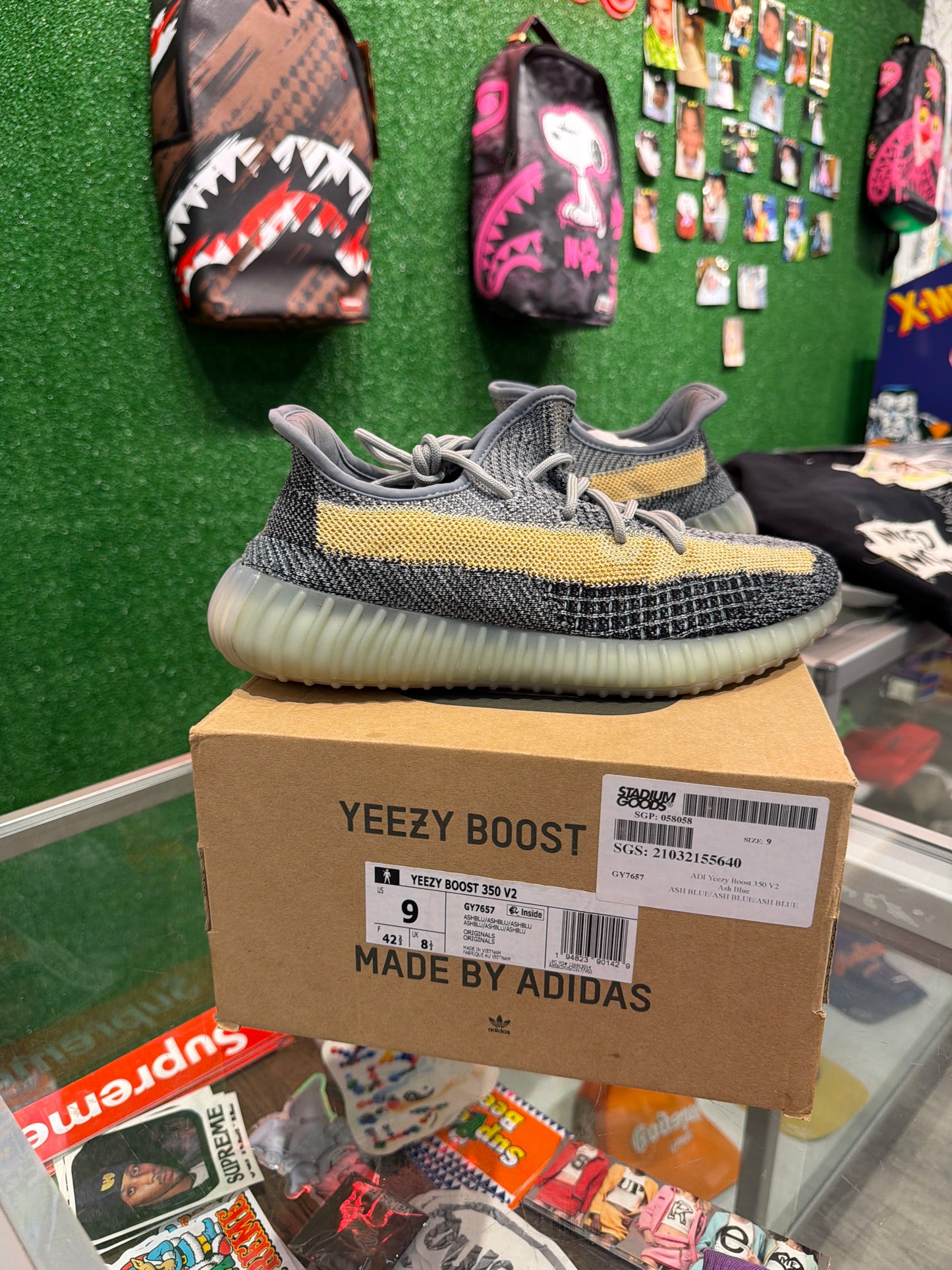 Yeezy Boost 350 Ash Blue (USED)