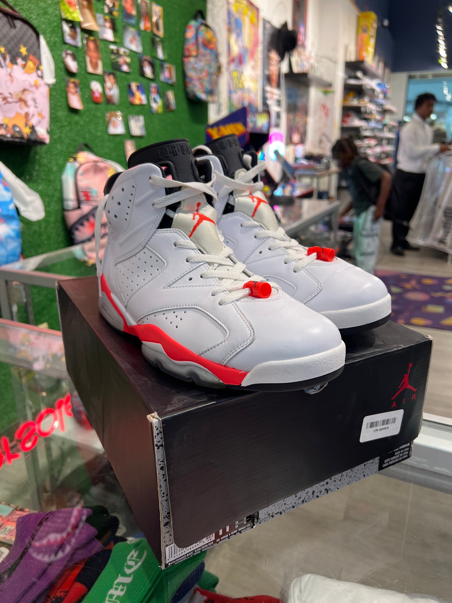 Air Jordan 6 infrared White (USED)…