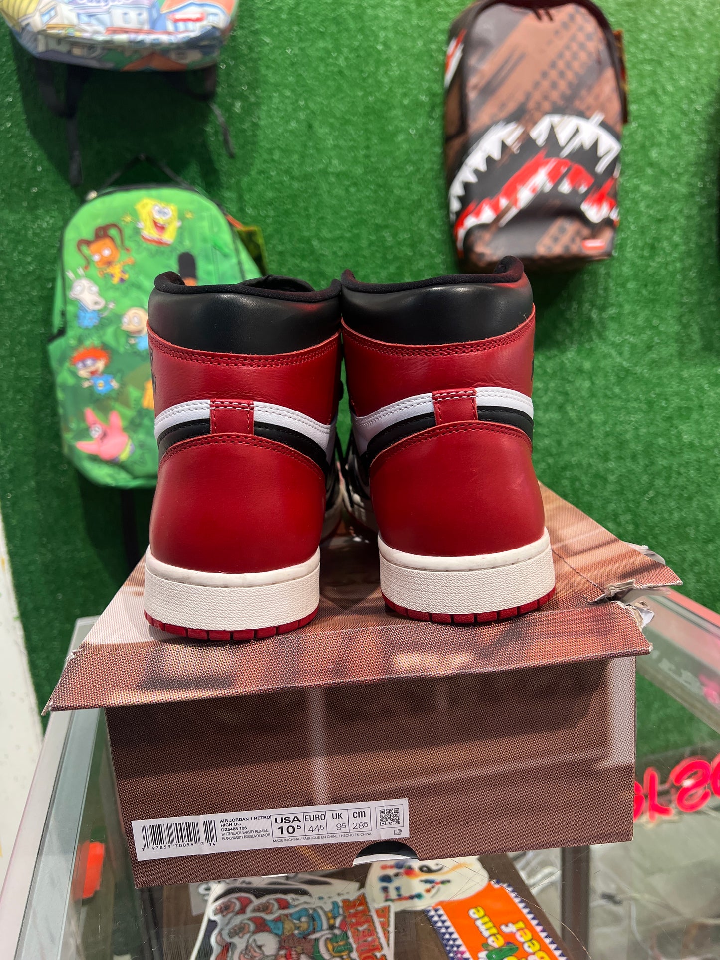 Air Jordan 1 black toe reimagined (USED)