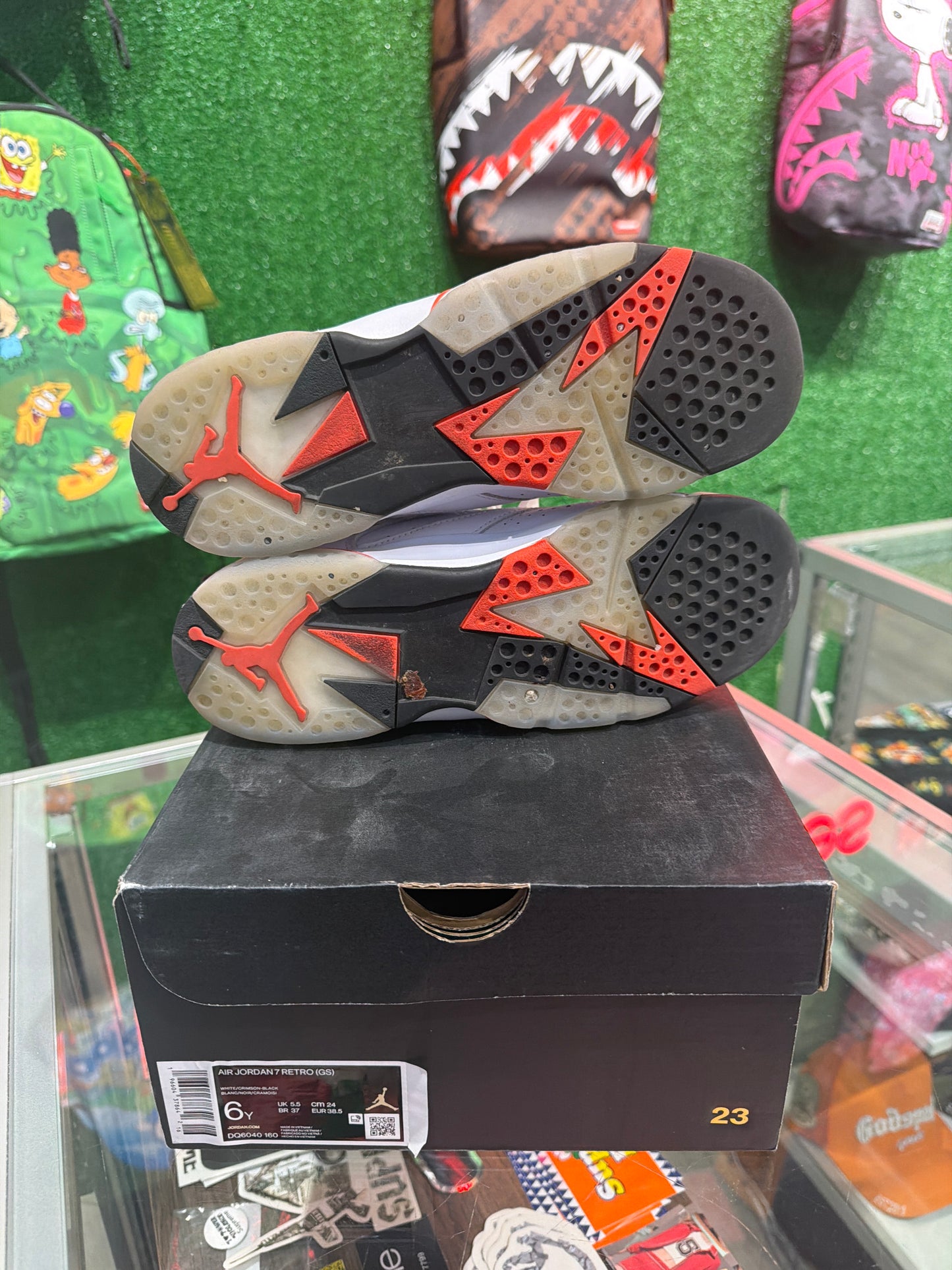 Air Jordan 7 White Infrared (GS) (USED)
