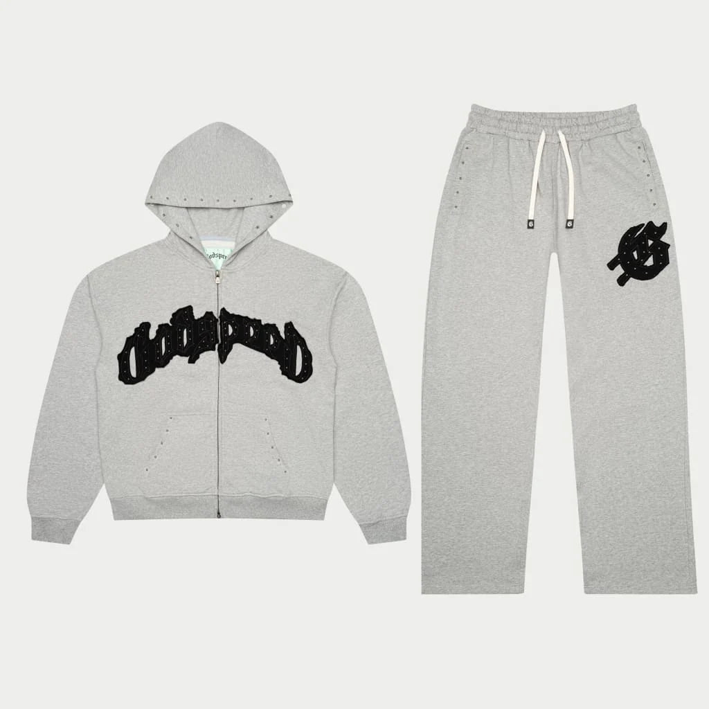 GODSPEED NYC Symmetric Studded Set (Grey/Black)