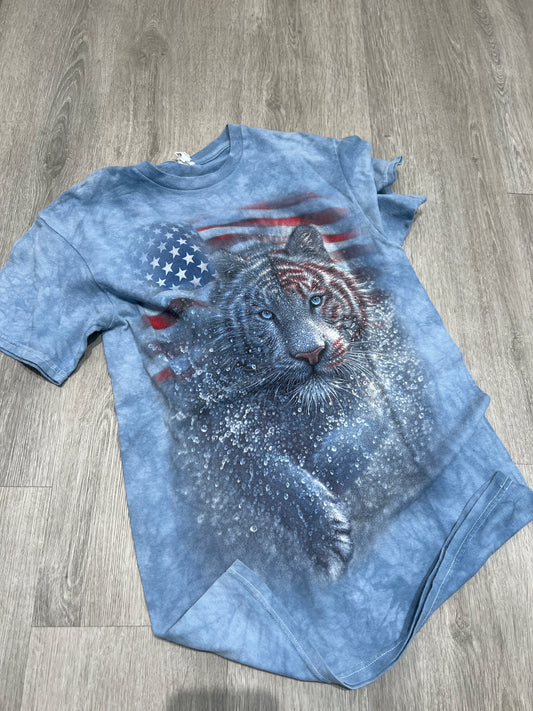 United States flag tiger tee