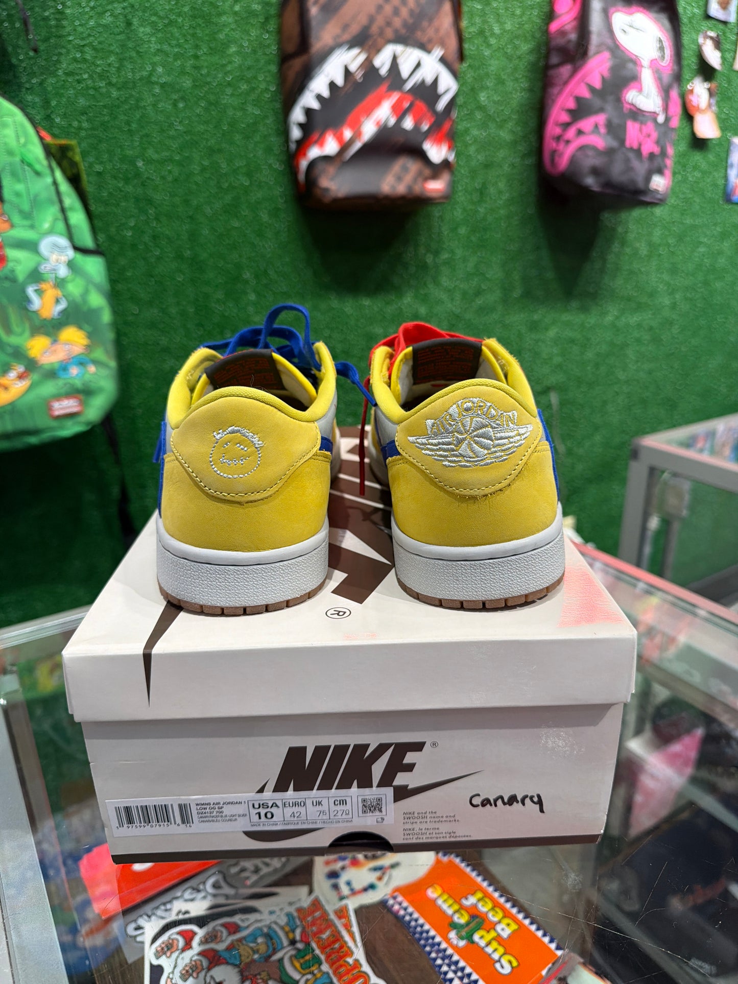Air Jordan 1 low Travis Scott canary yellow (USED)
