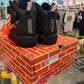 Nike Air Force mid  off white black (Used)