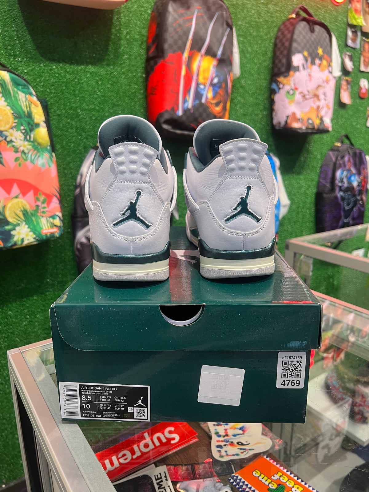 Air Jordan 4 Oxidized Green (USED)