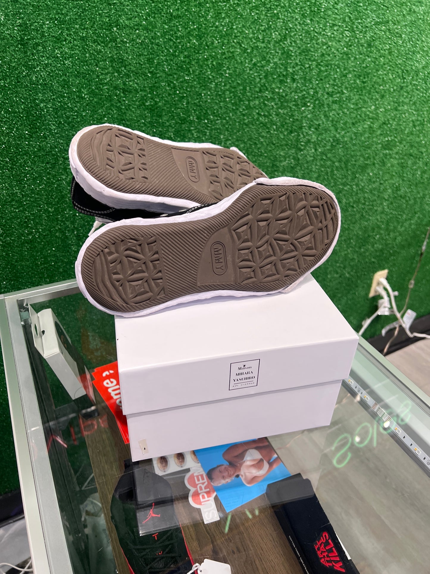 (Maison Mihara Yasuhiro Peterson 23 OG Sole Canvas Low Black White(USED)