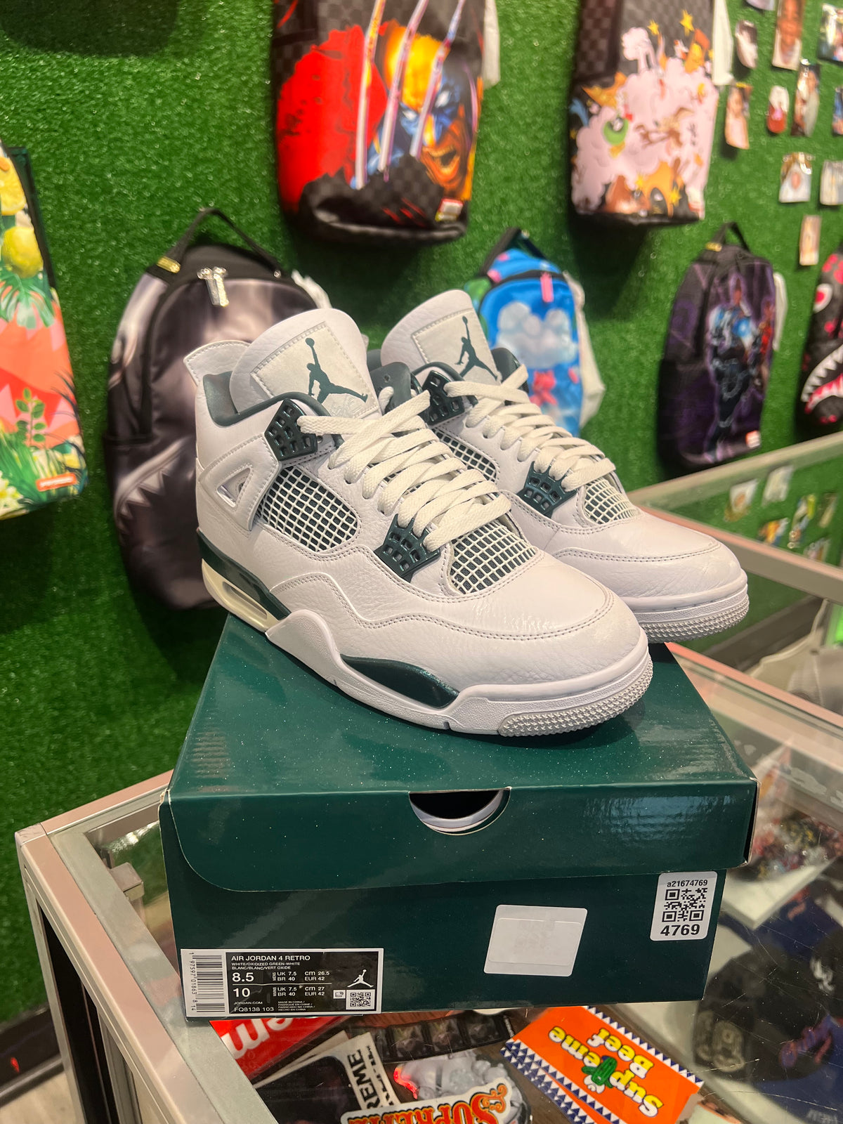 Air Jordan 4 Oxidized Green (USED)