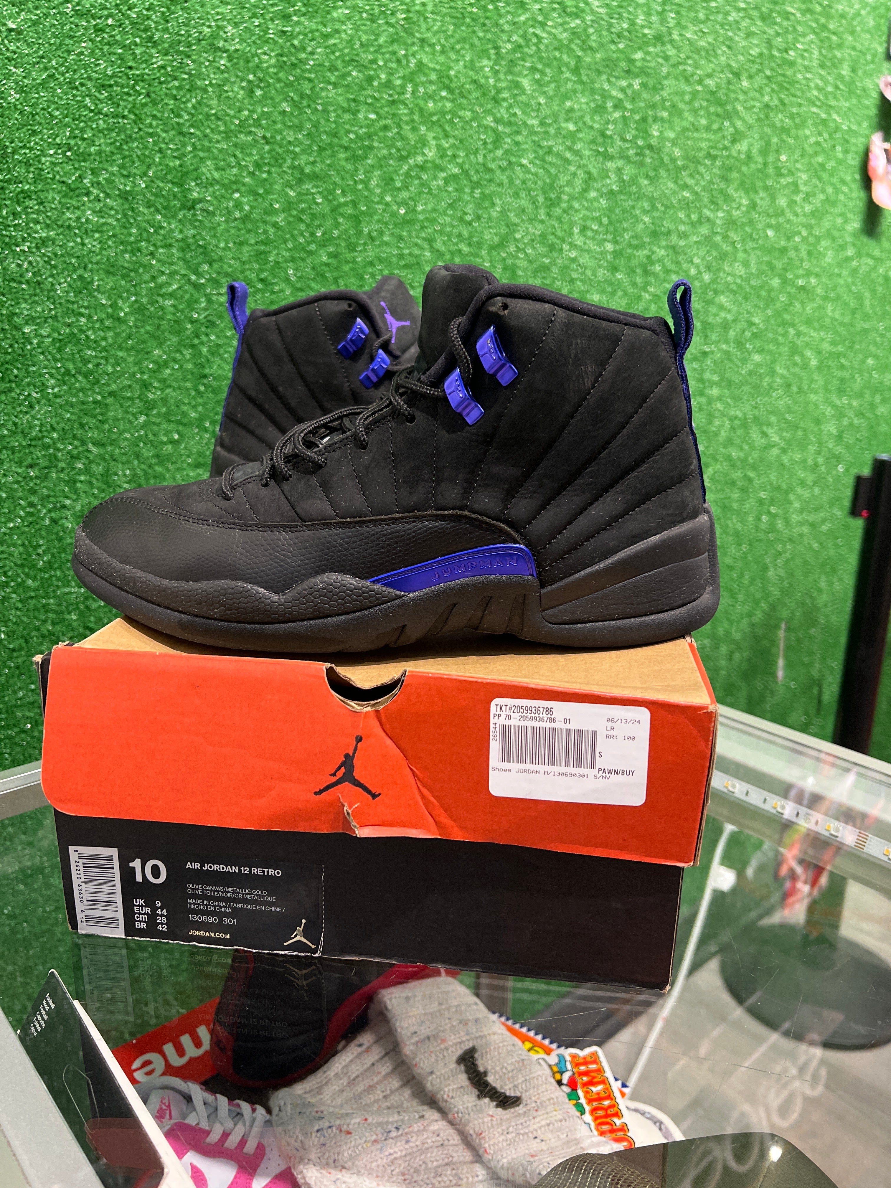 jordan 12 dark concord box