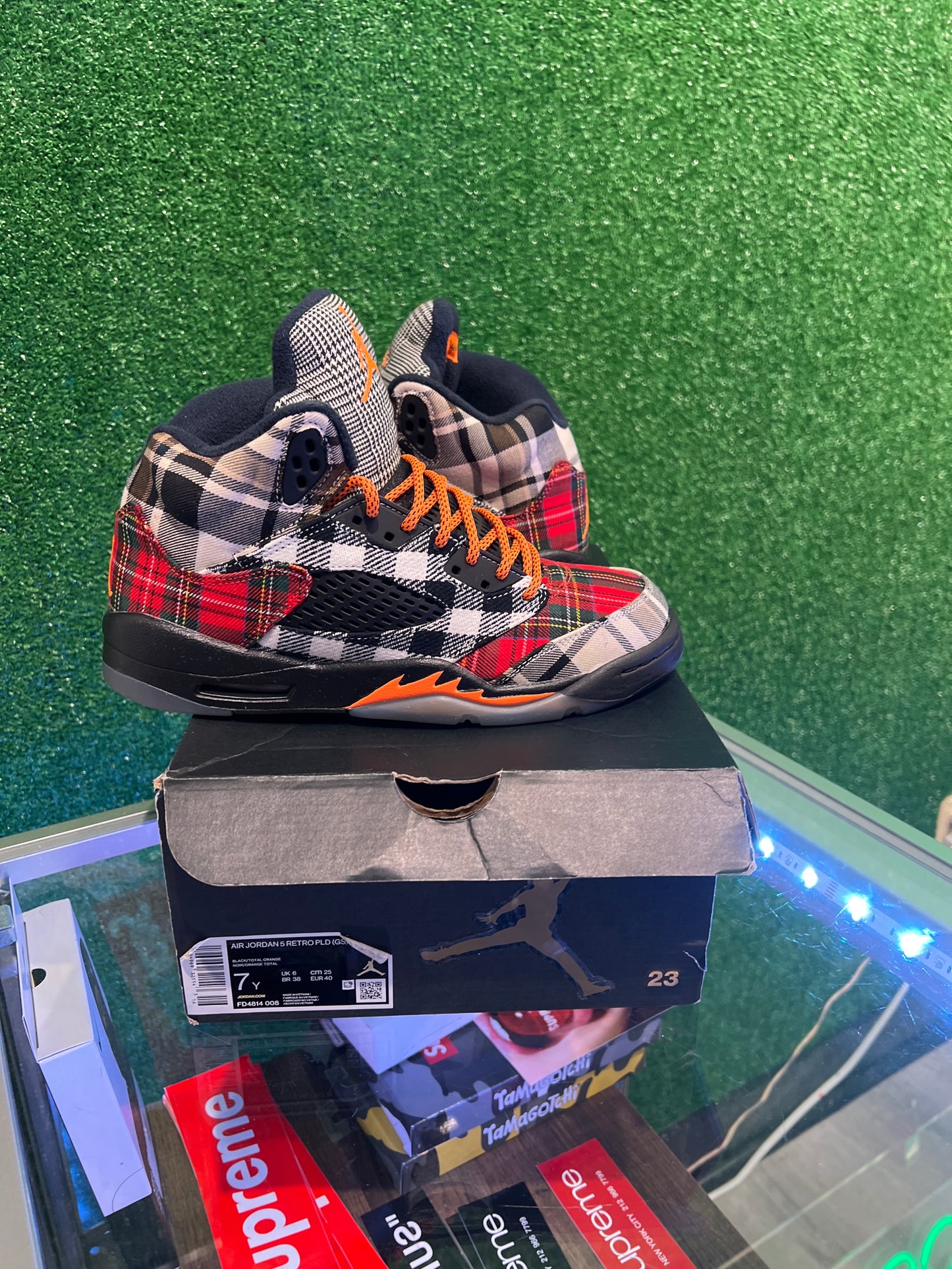 Air Jordan 5 plaid (GS) (USED)