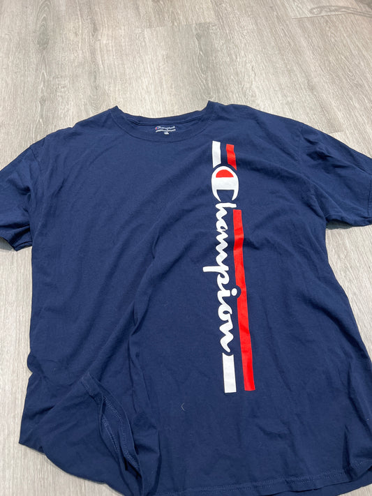 Champions navy tee