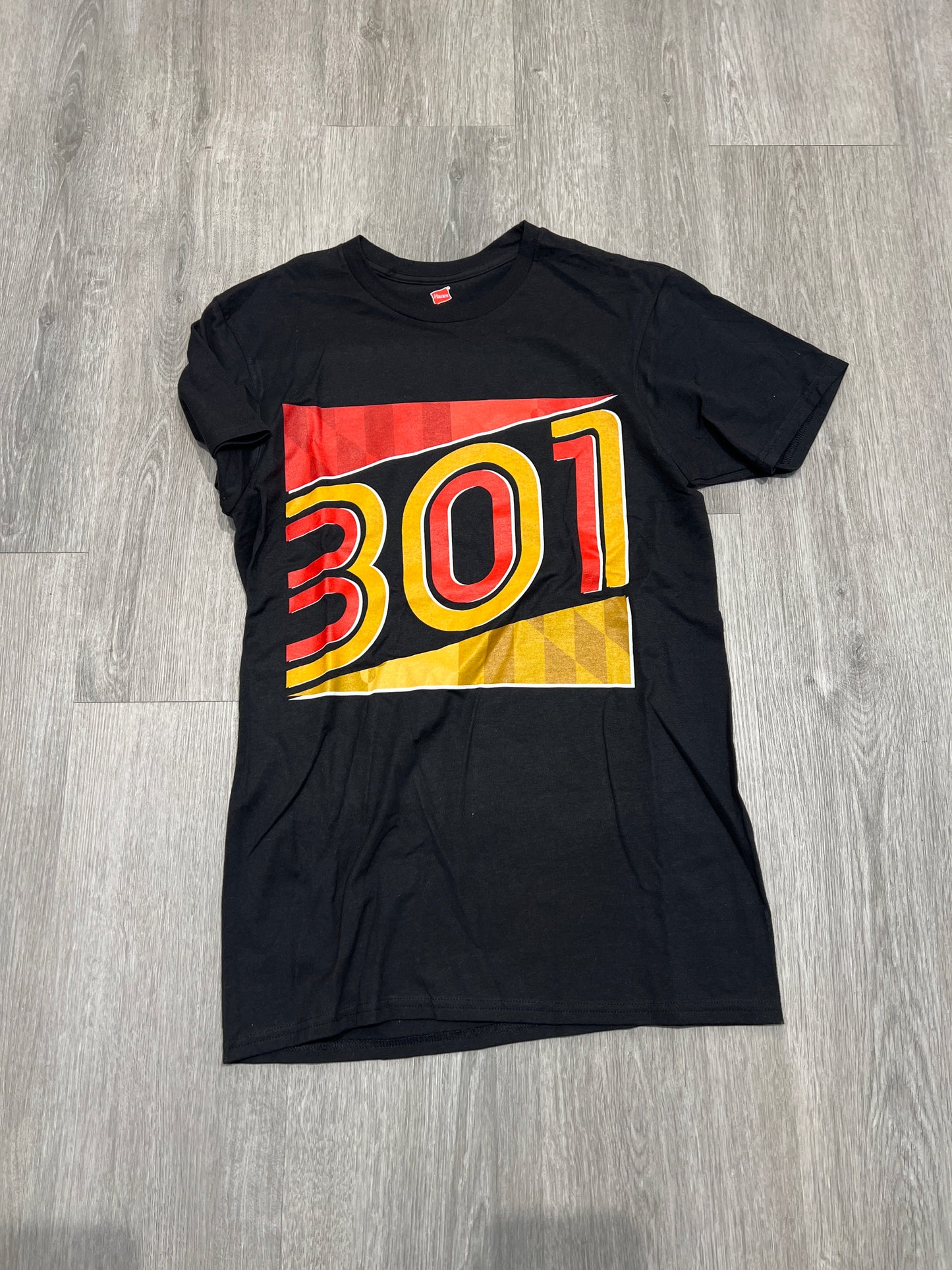 301 black tee