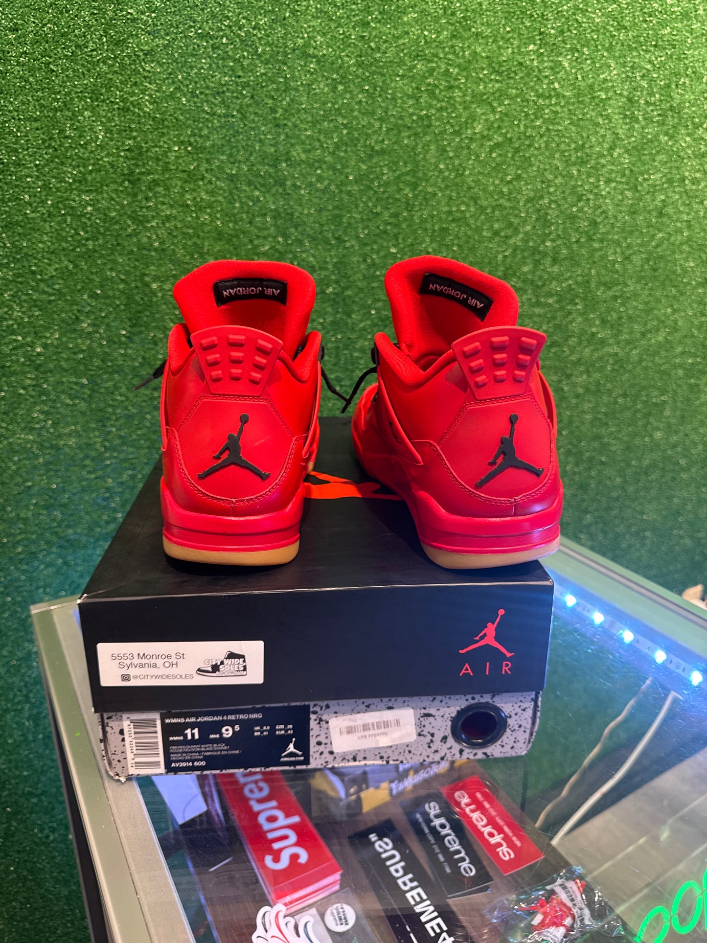 Air Jordan 4 Fire red singles day 2018 (USED)