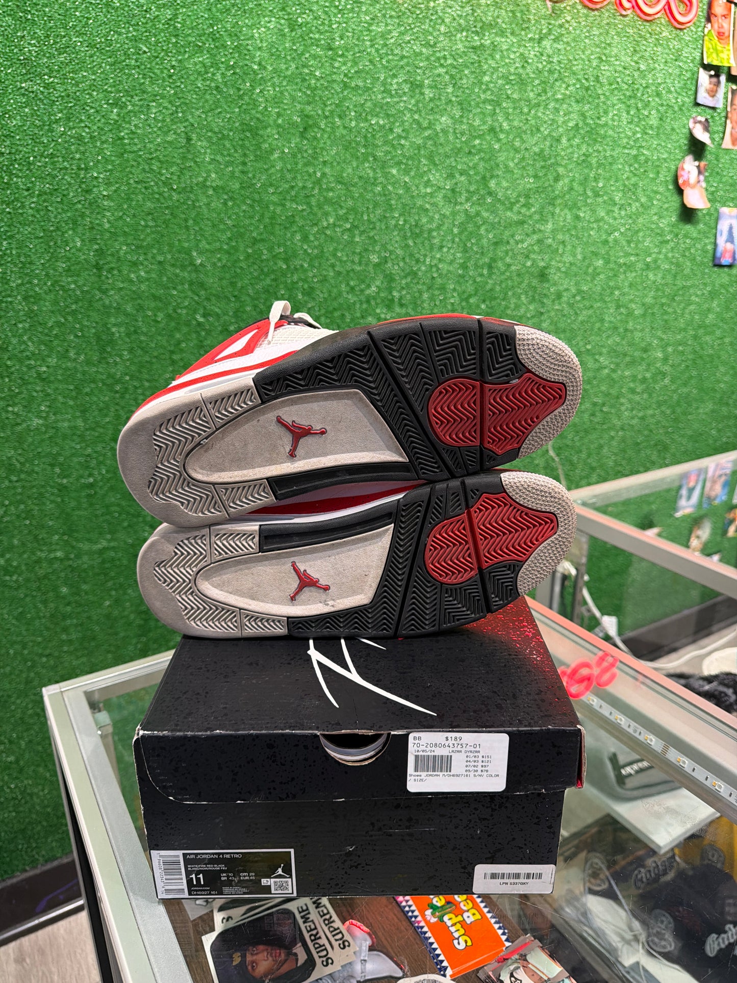 Air Jordan 4 Red Cement (USED)