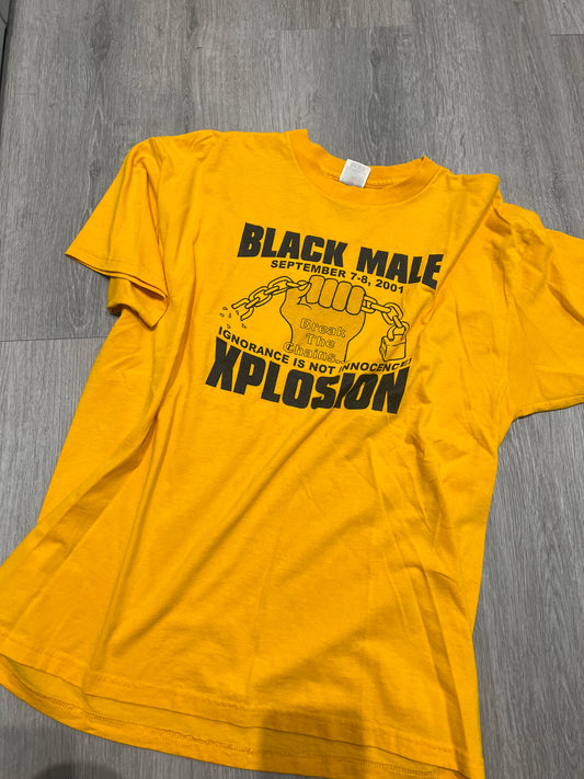 Black male ignorance is not innocence xplosion tee