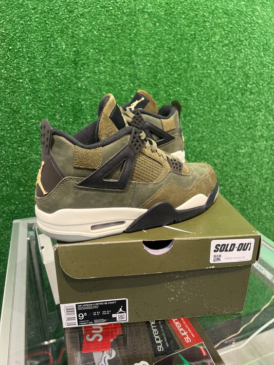 Air Jordan 4 Craft Olive  (USED)