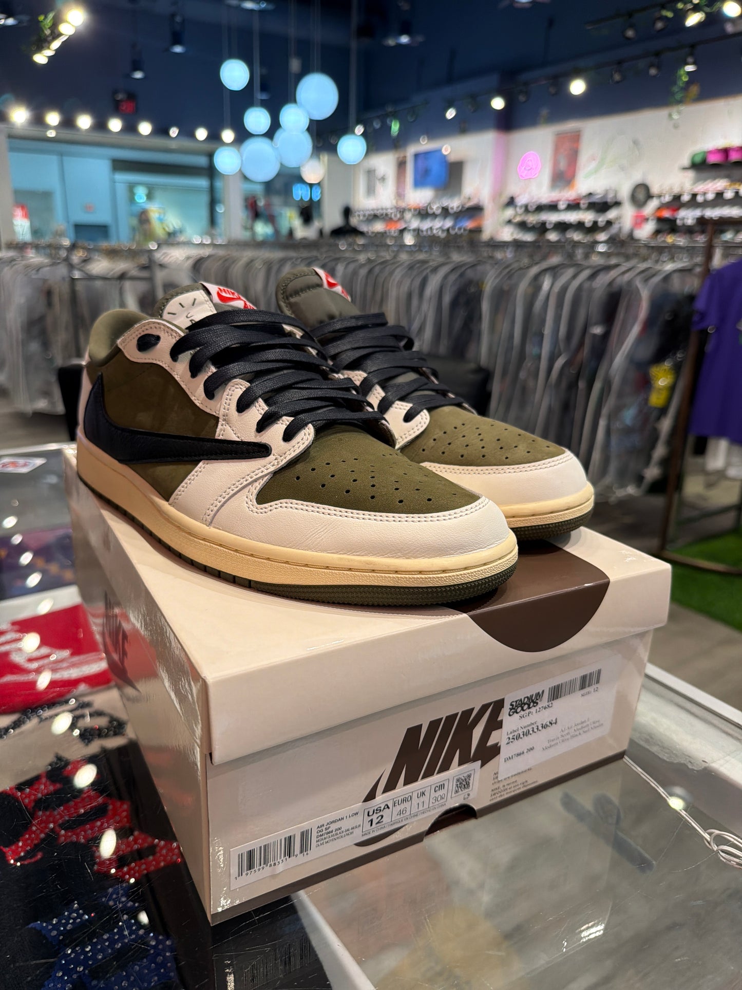 Air Jordan 1 Travis Scott Low Medium Olive (USED)