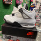 Air Jordan 4 white cement (USED)