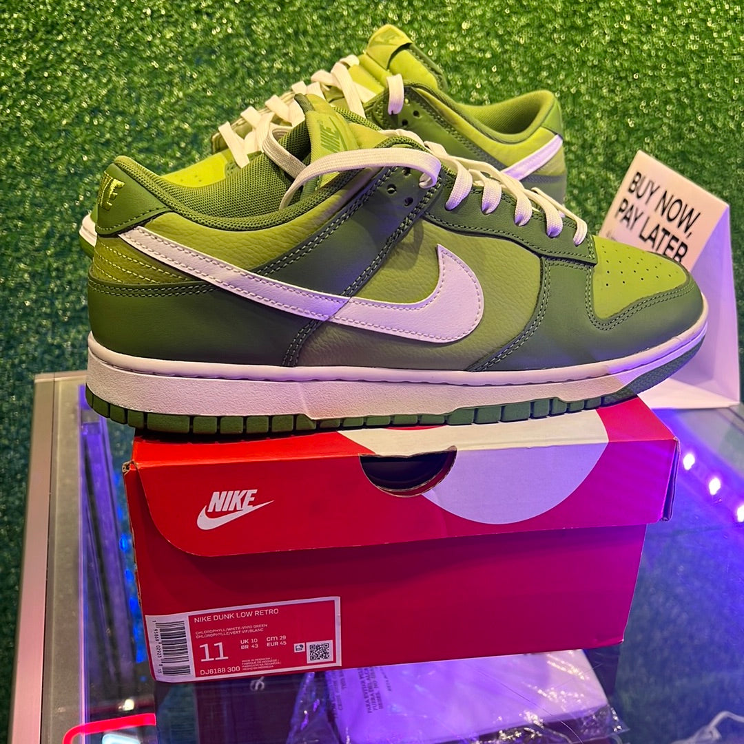 Nike Dunk Low chlorophyll "Kermit" (USED)