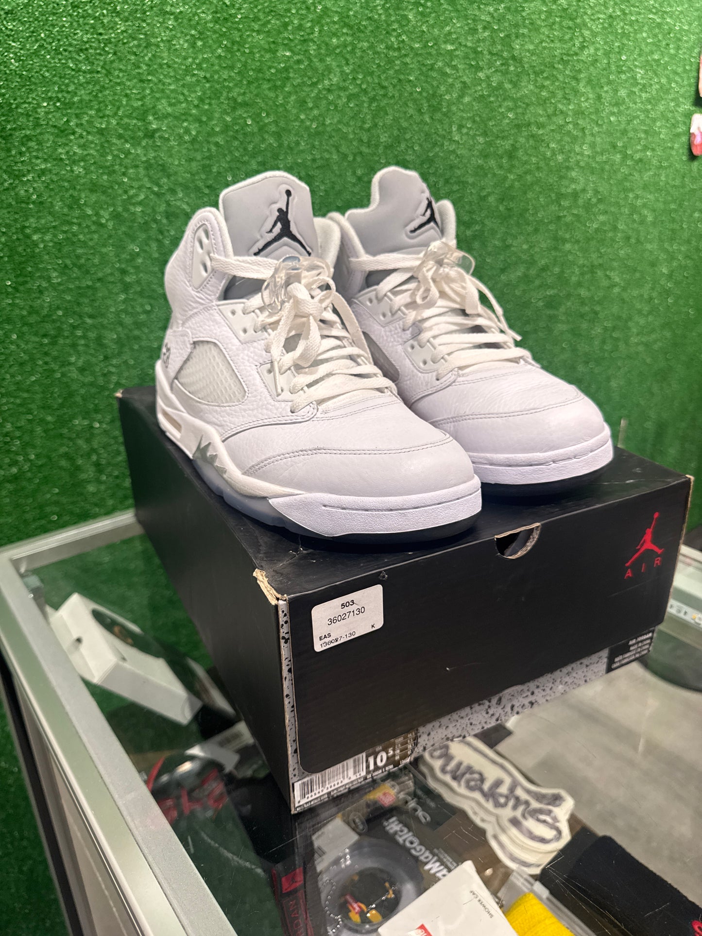 Air Jordan 5 Metallic Silver (USED)