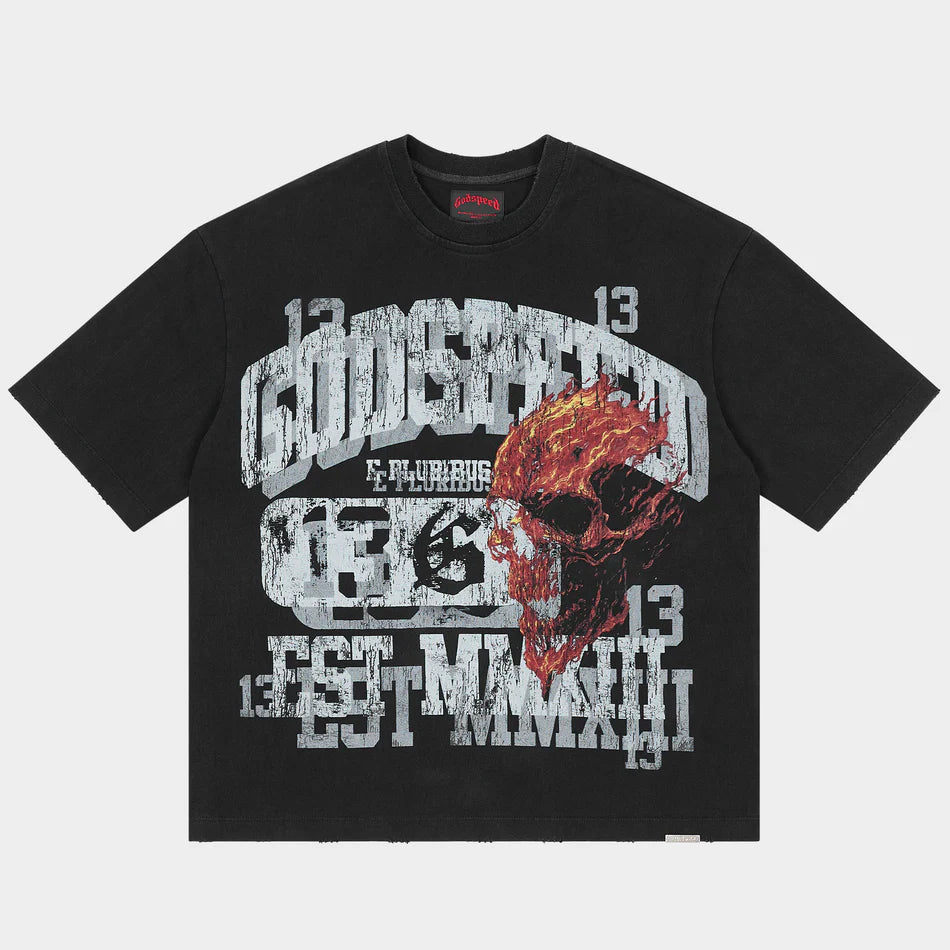 God Speed Seeing Double T-shirt (Black)