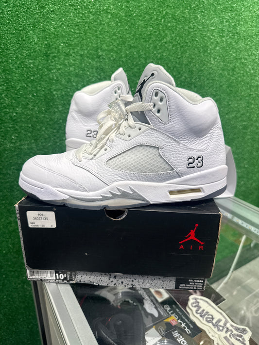 Air Jordan 5 Metallic Silver (USED)