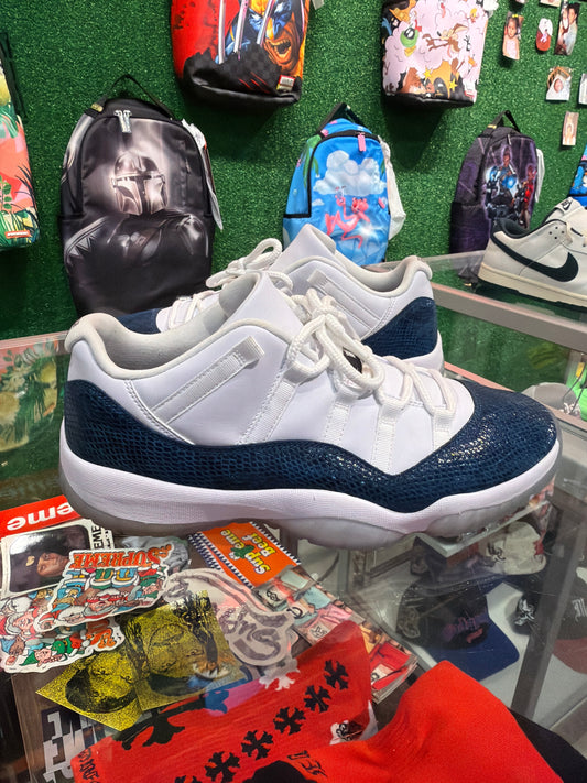Air Jordan 11 Low Blue Snakeskin (USED)