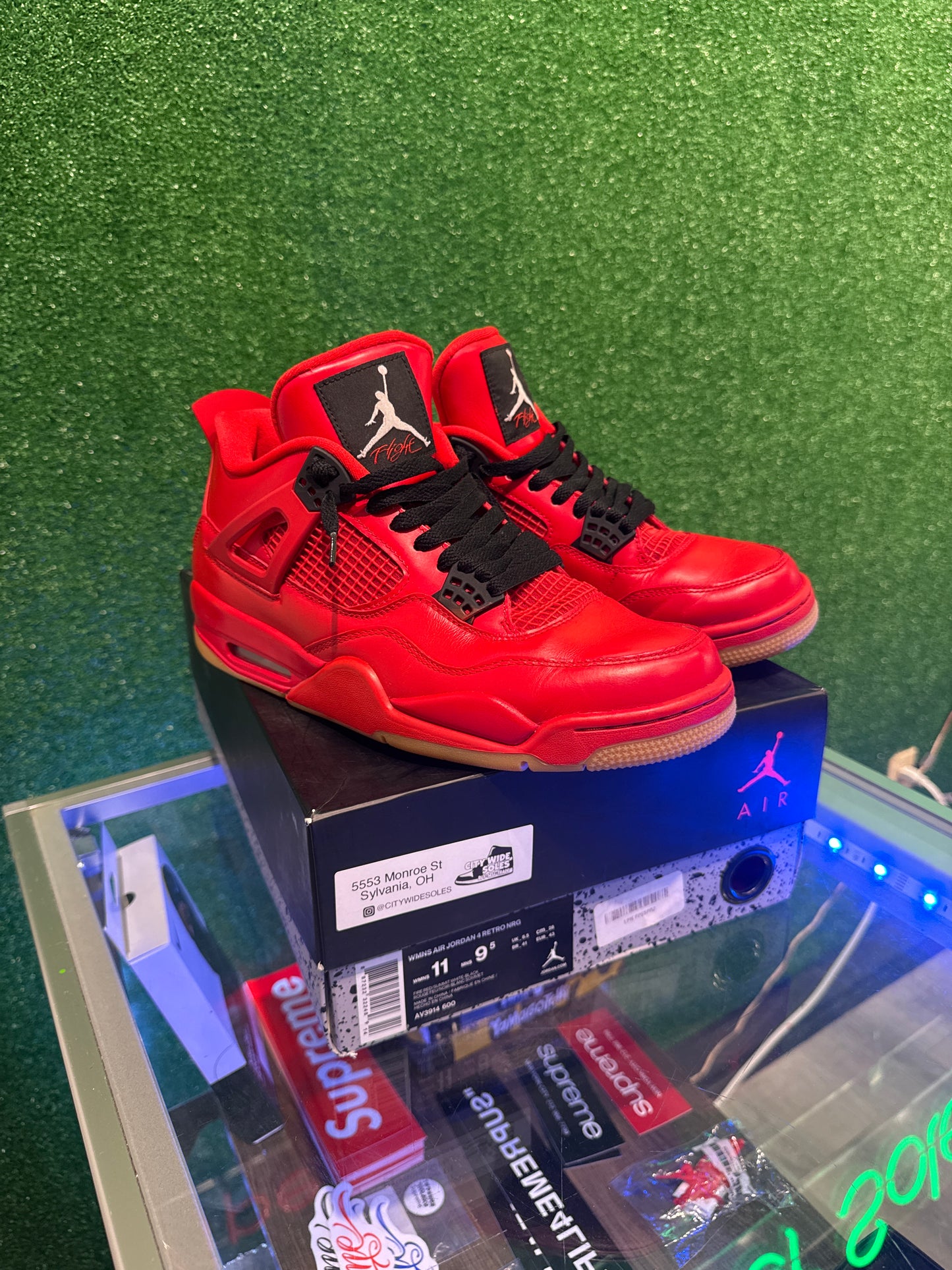 Air Jordan 4 Fire red singles day 2018 (USED)