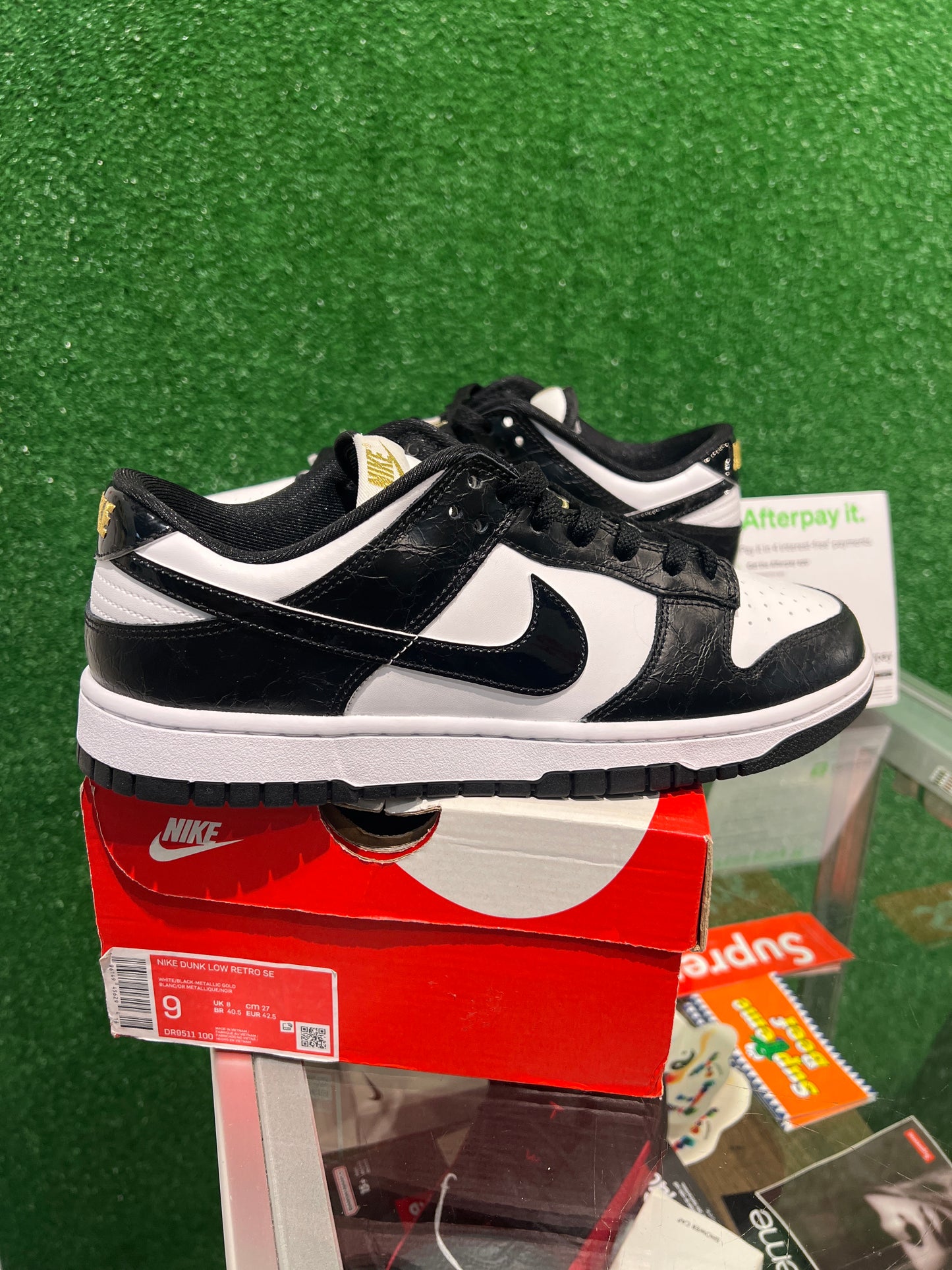 Nike Dunk Low Champs Black and White(USED)