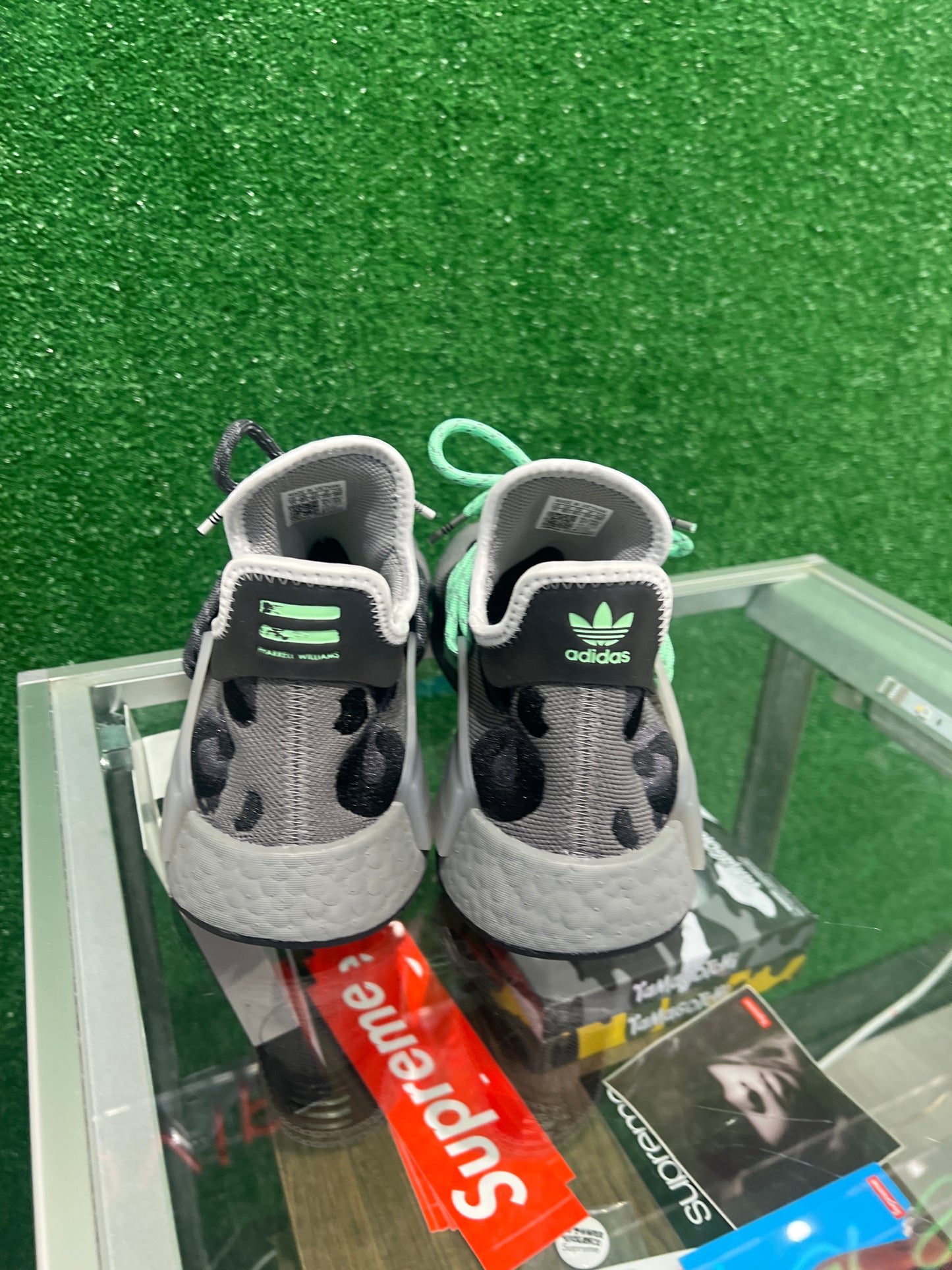 adidas NMD Hu Pharrell Animal Print Ash Grey (USED)