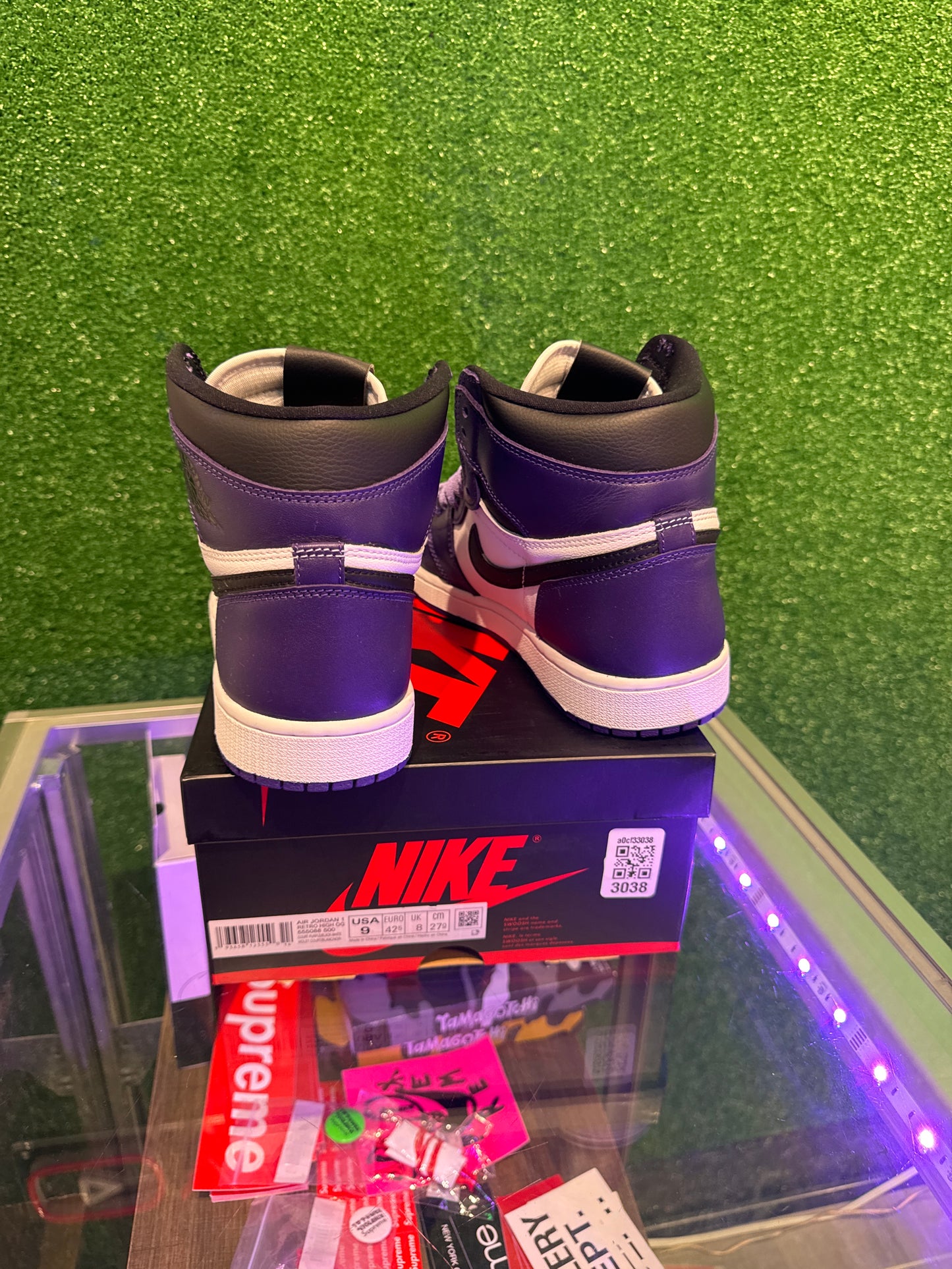 Air Jordan 1 Court Purple 2.0 (USED)