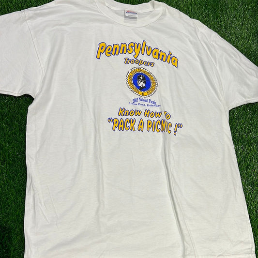 Pennsylvania troopers vintage tee