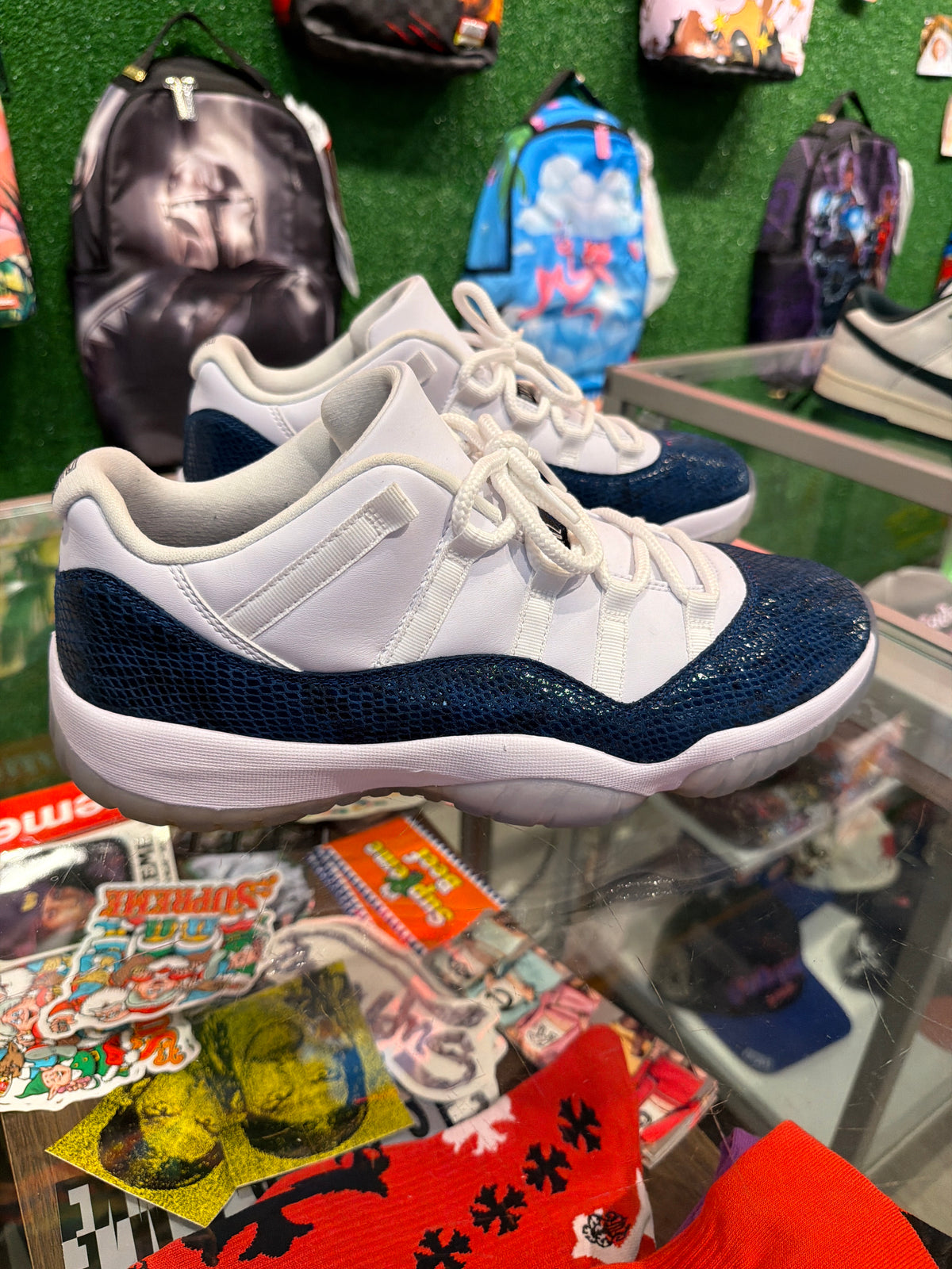 Air Jordan 11 Low Blue Snakeskin (USED)