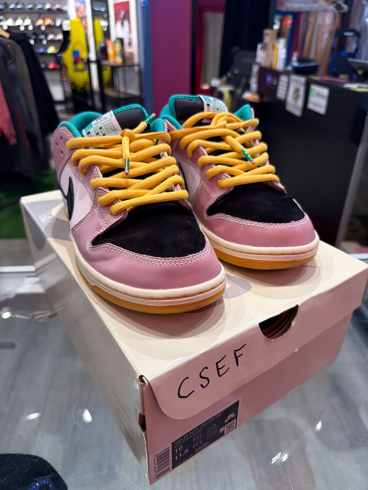 Nike sb dunk low CSEF (USED) (CUSTOM)