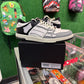 Amiri skell top low black white grey (USED)
