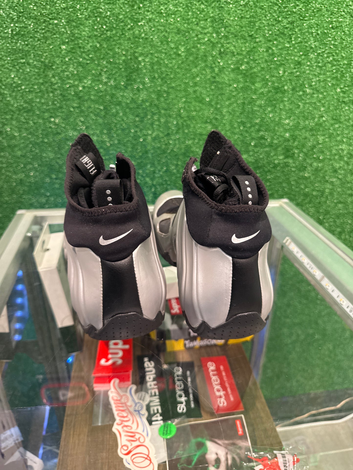 Nike air flightposite 1 metallic silver (Used)