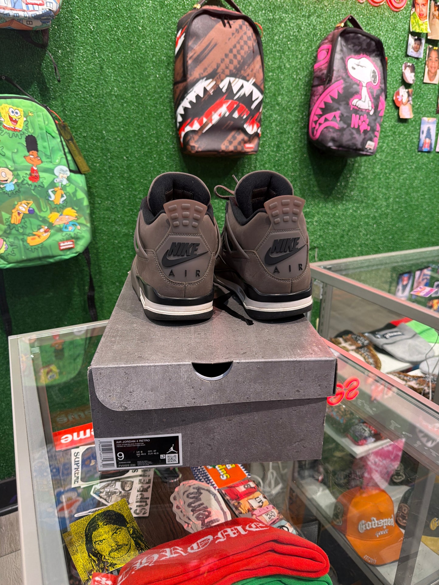 Air Jordan 4 canvas stone (USED)