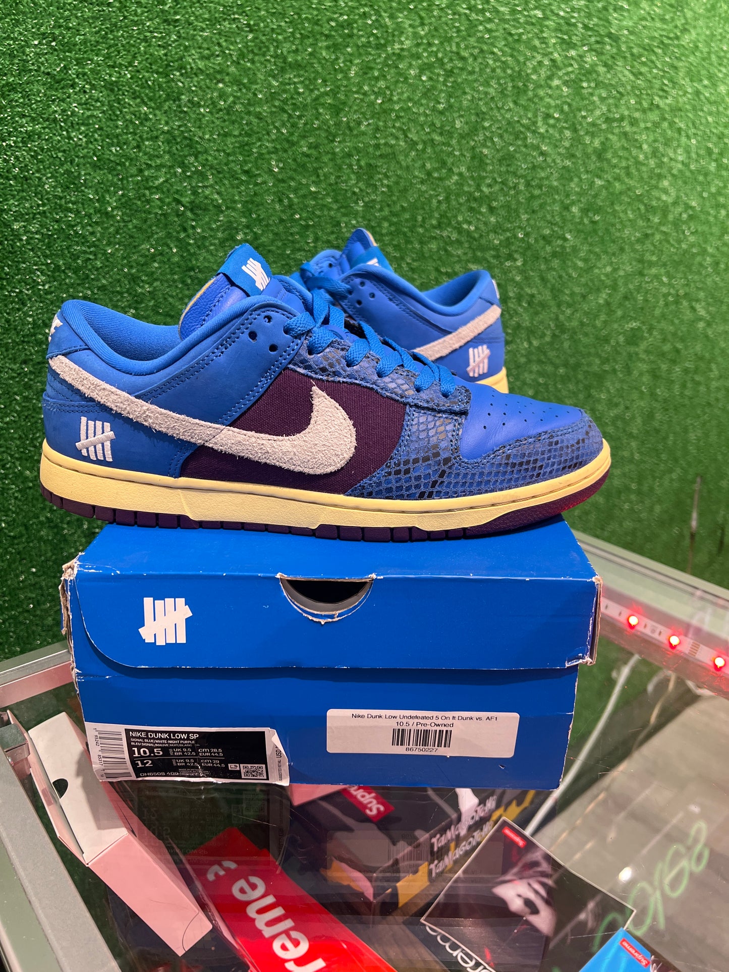 Nike Dunk low Undefeated Blue(Used)