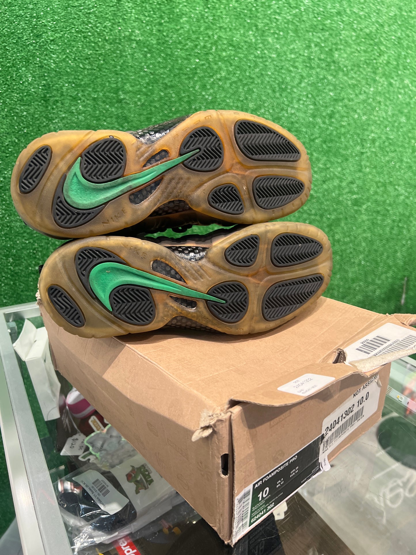 Nike air foamposite gym green (USED)