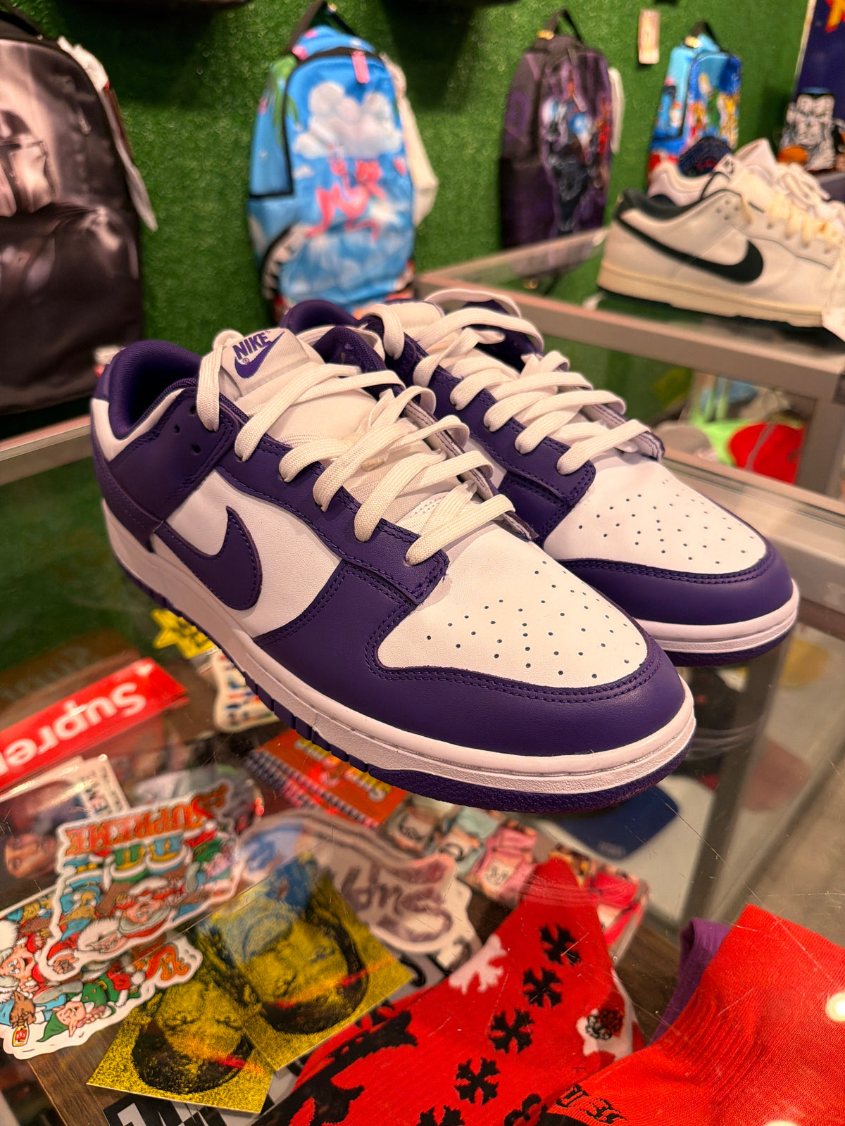 Nike Dunk Low Court Purple( USED)