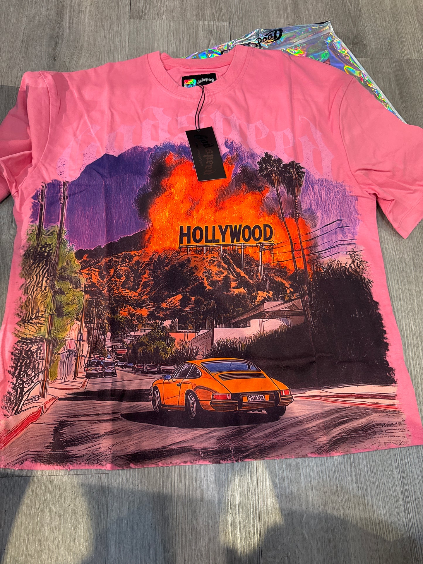 God Speed Los Scandalous (Pink) T-Shirt
